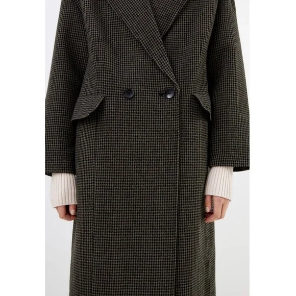 ZARA Wool Blend Coat - Picture 2 of 8